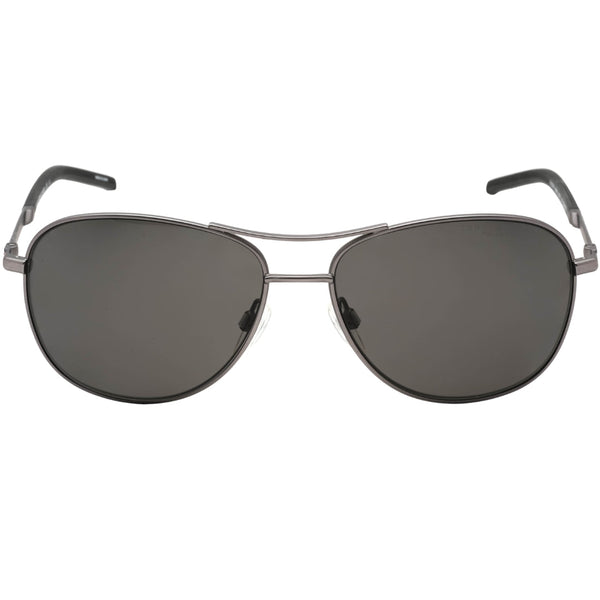 Tommy Hilfiger Grey PZ Lens Matte Dark Ruthenium Silver Sunglasses One Size